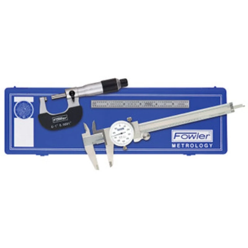 Fowler Universal Measurement Set w/Dial Caliper - 52-095-007